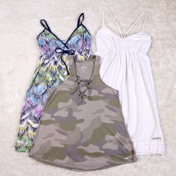Billabong Dresses & Skirts - BILLABONG + HOLLISTER Summer Dress & Top Bundle S